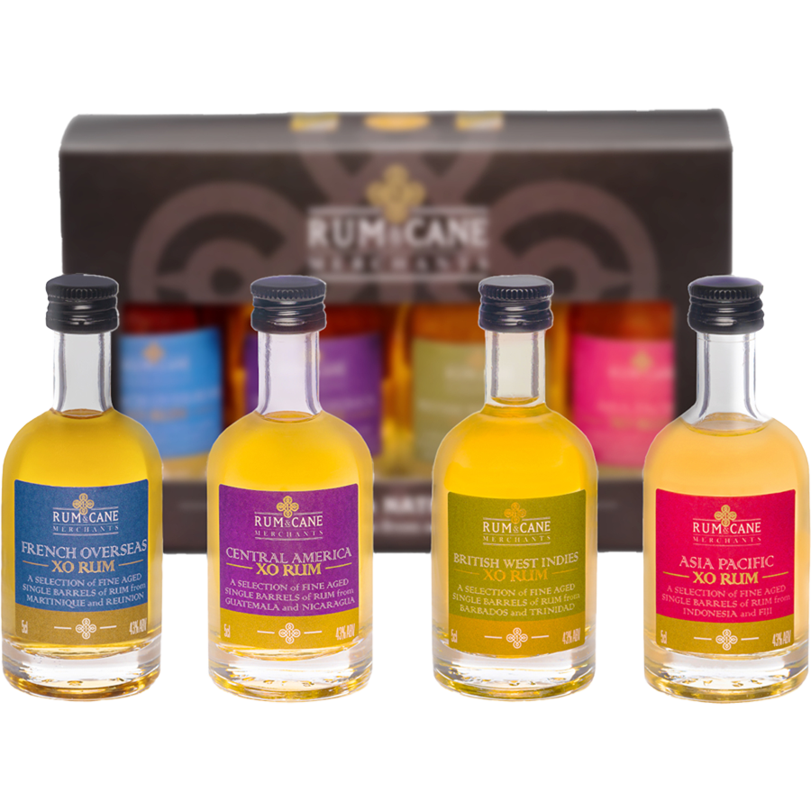 Rum & Cane Merchants Singapore: Gift Pack (50 ml x 4 mini bottles)