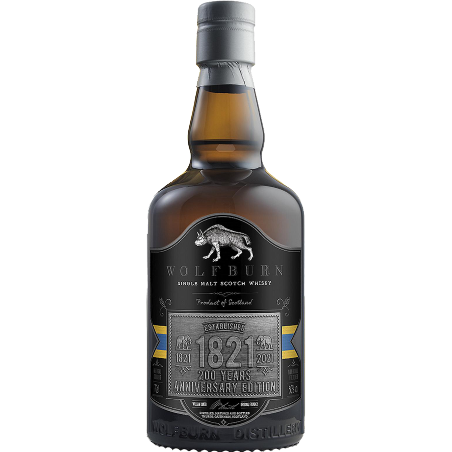 Wolfburn, Single Malt Scotch Singapore: 200th Anniversary (1821)