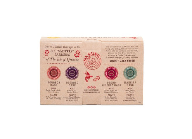 Six Saints Caribbean Rum Singapore: Gift Pack (50ml x 4 mini bottles)